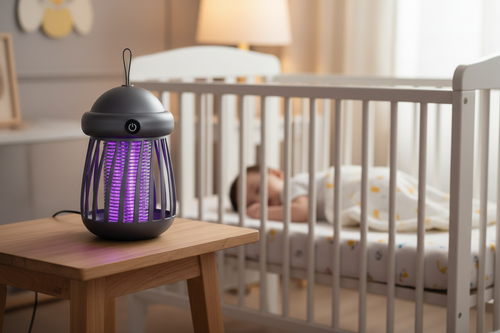 Stop Zanzare™ Grigia – Cameretta con culla